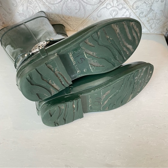 Michale Kors - Green Rain boots- 10 - Picture 13 of 15